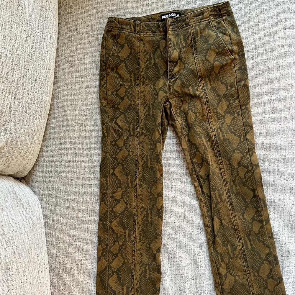 PAM & GELA - python patterned pants